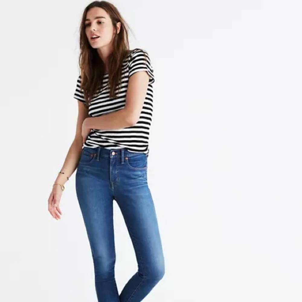 MADEWELL 9 INCH SKINNY JEANS